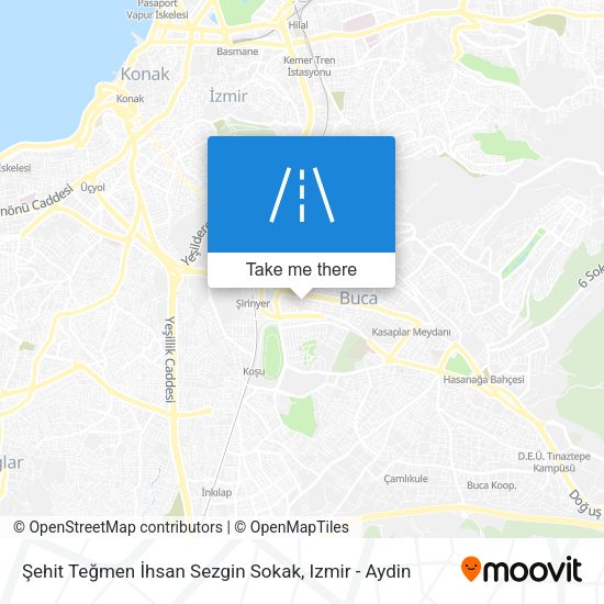 Şehit Teğmen İhsan Sezgin Sokak map