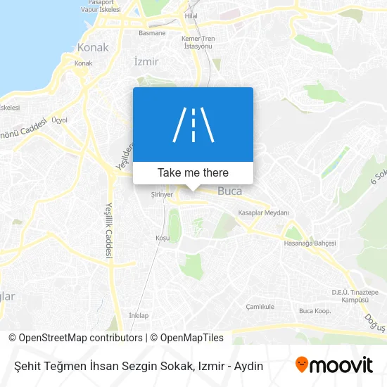 Şehit Teğmen İhsan Sezgin Sokak map