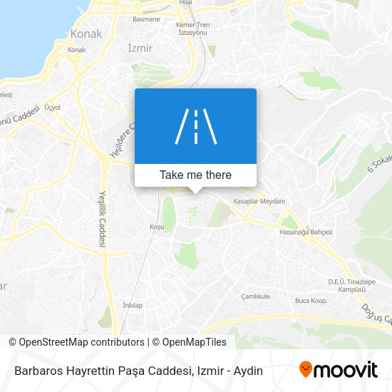Barbaros Hayrettin Paşa Caddesi map