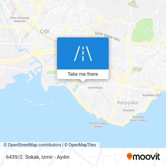 6439/2. Sokak map