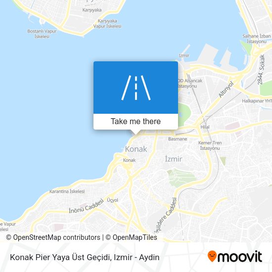 Konak Pier Yaya Üst Geçidi map