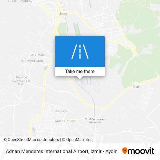 Adnan Menderes International Airport map