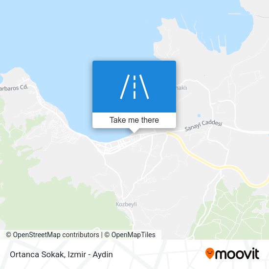 Ortanca Sokak map