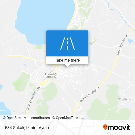 584 Sokak map