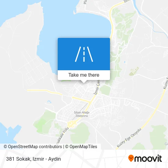 381 Sokak map