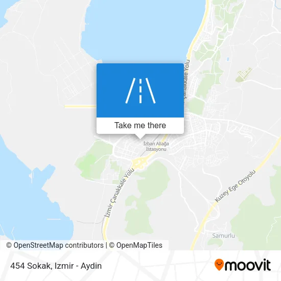454 Sokak map