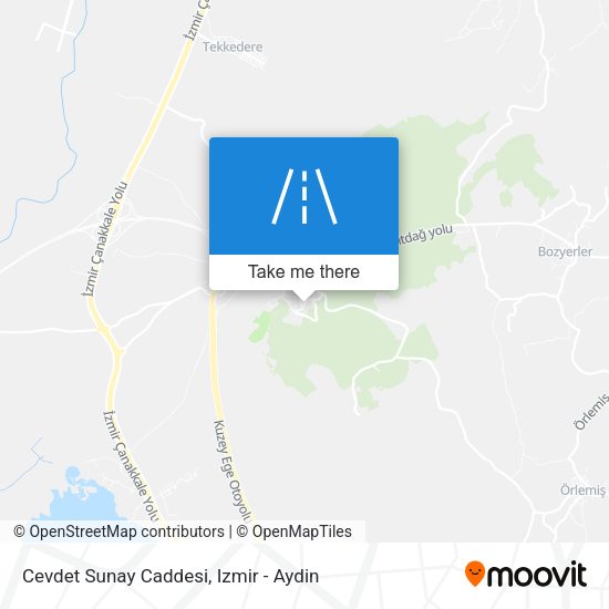 Cevdet Sunay Caddesi map