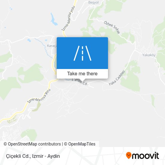 Çiçekli Cd. map