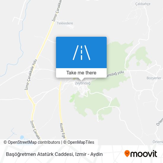 Başöğretmen Atatürk Caddesi map