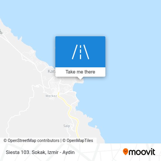 Siesta 103. Sokak map