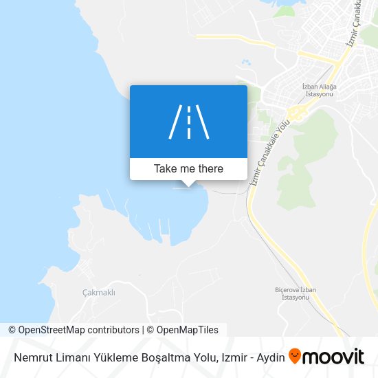 Nemrut Limanı Yükleme Boşaltma Yolu map