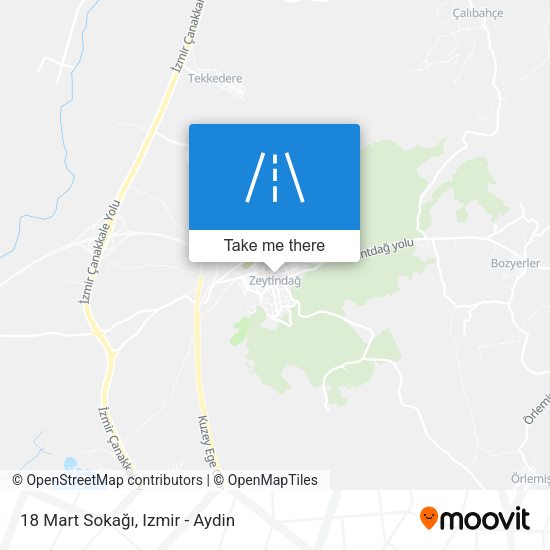 18 Mart Sokağı map