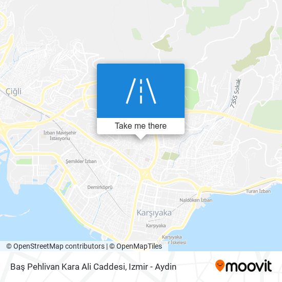 Baş Pehlivan Kara Ali Caddesi map