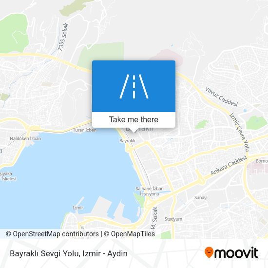 Bayraklı Sevgi Yolu map