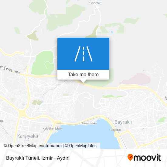 Bayraklı Tüneli map