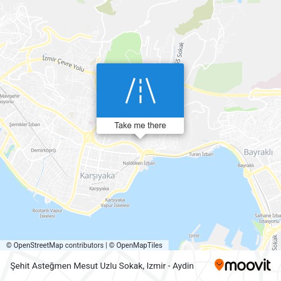 Şehit Asteğmen Mesut Uzlu Sokak map