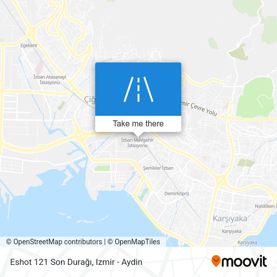 Eshot 121 Son Durağı map