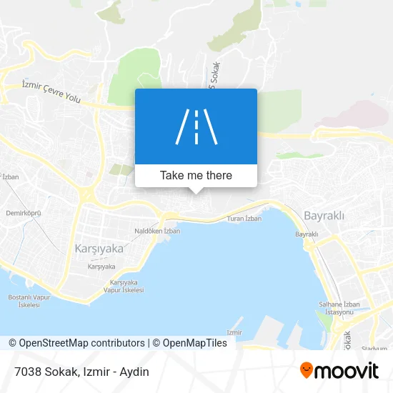 7038 Sokak map