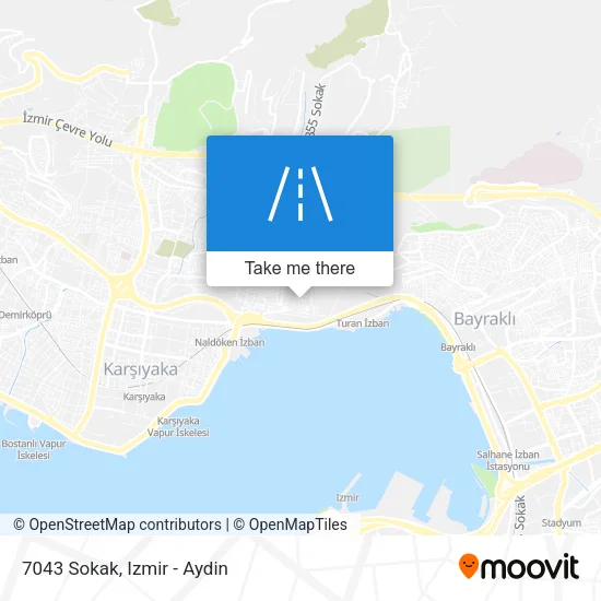 7043 Sokak map