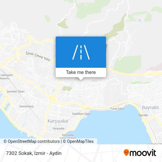 7302 Sokak map