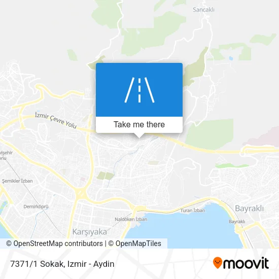 7371/1 Sokak map