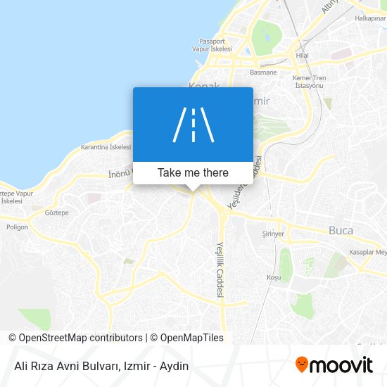Ali Rıza Avni Bulvarı map