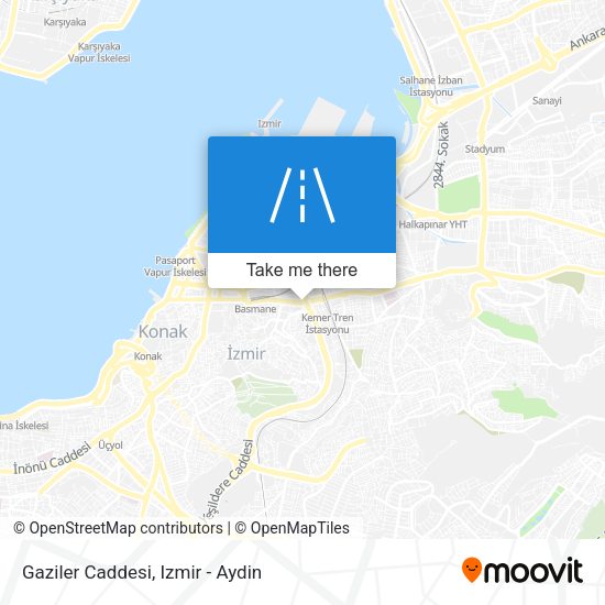 Gaziler Caddesi map