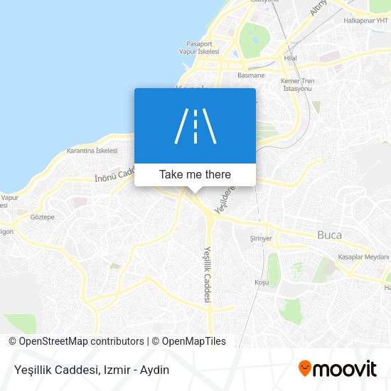 Yeşillik Caddesi map