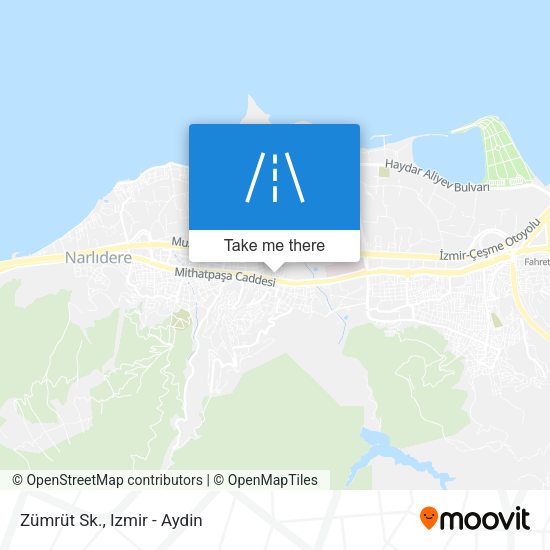 Zümrüt Sk. map