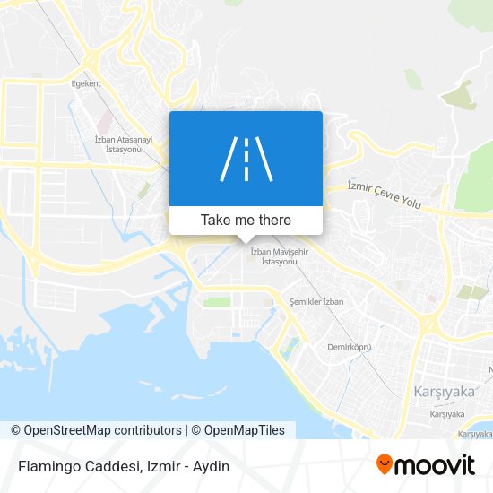 Flamingo Caddesi map
