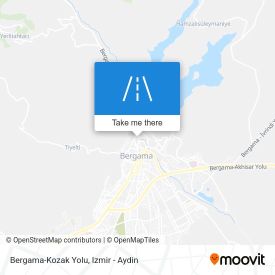 Bergama-Kozak Yolu map