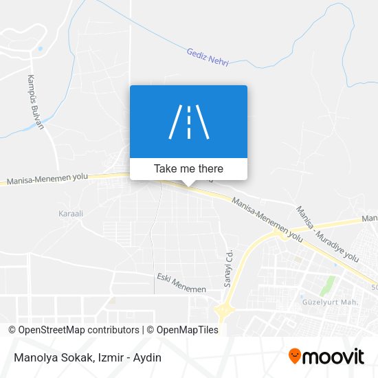Manolya Sokak map