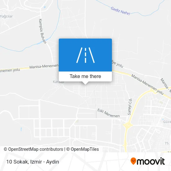 10 Sokak map