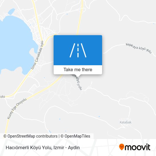 Hacıömerli Köyü Yolu map