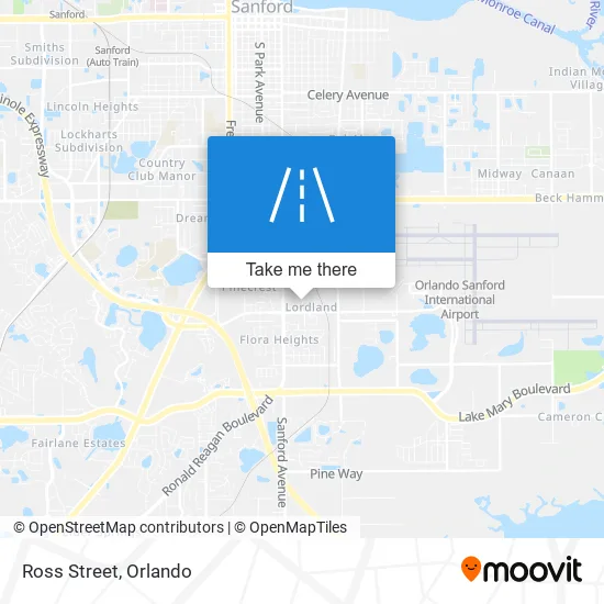 Ross Street map