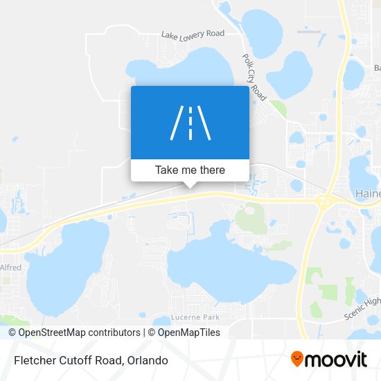 Mapa de Fletcher Cutoff Road