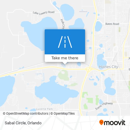 Sabal Circle map