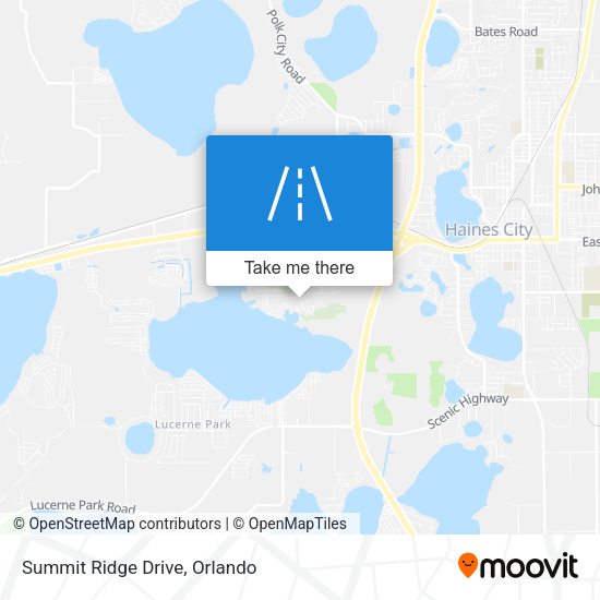 Mapa de Summit Ridge Drive