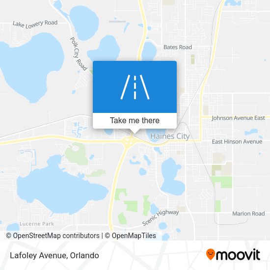 Mapa de Lafoley Avenue