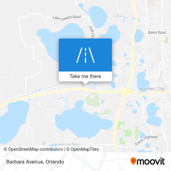 Mapa de Barbara Avenue