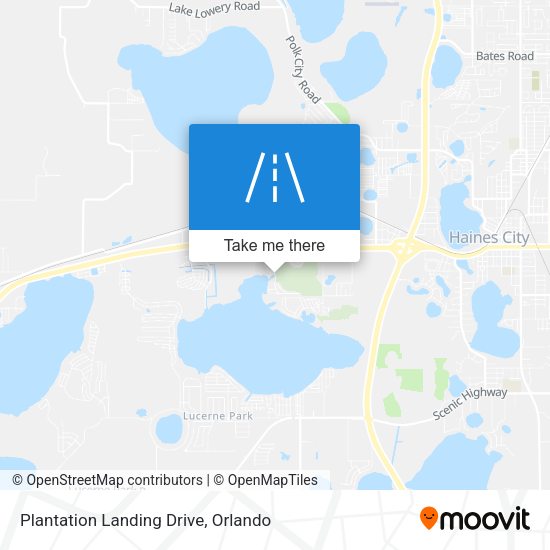 Mapa de Plantation Landing Drive