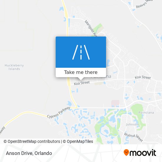 Anson Drive map