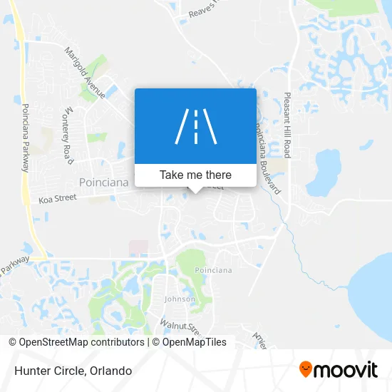 Hunter Circle map
