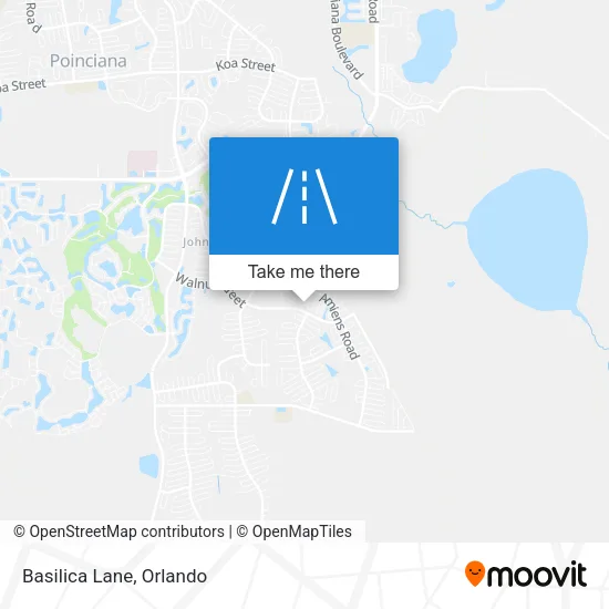 Basilica Lane map