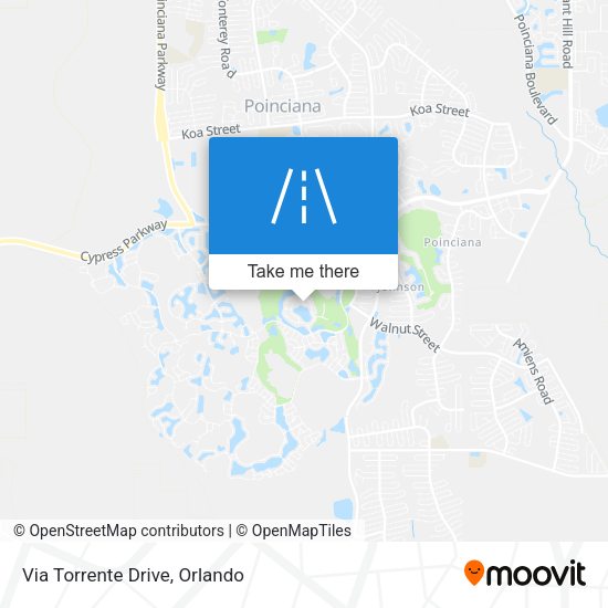 Mapa de Via Torrente Drive