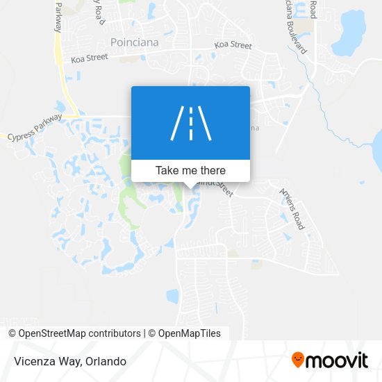 Mapa de Vicenza Way
