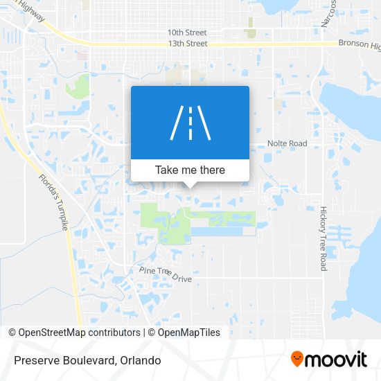 Mapa de Preserve Boulevard
