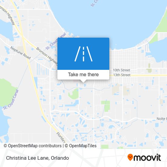 Christina Lee Lane map