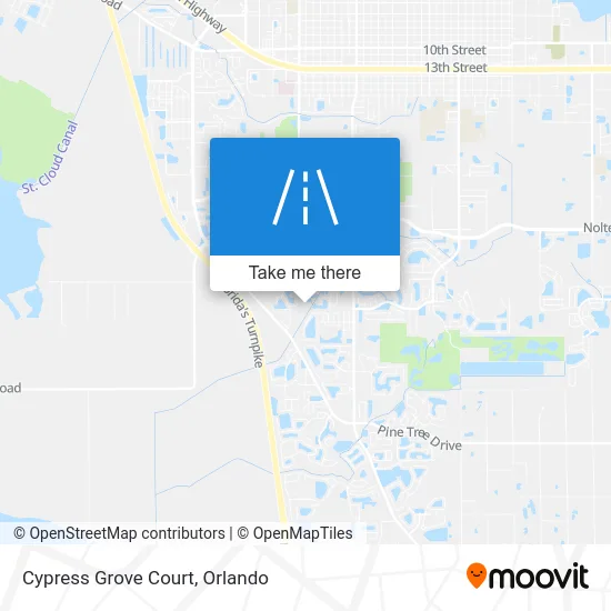 Cypress Grove Court map