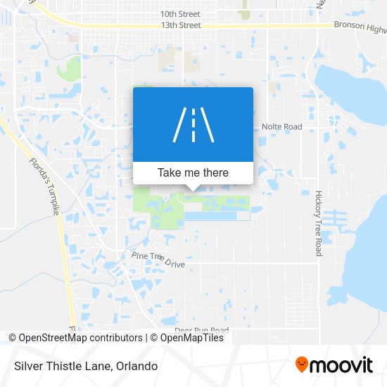 Silver Thistle Lane map
